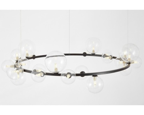 Подвесной светильник Merido LDP 7033-24 BK+CL Lumina Deco