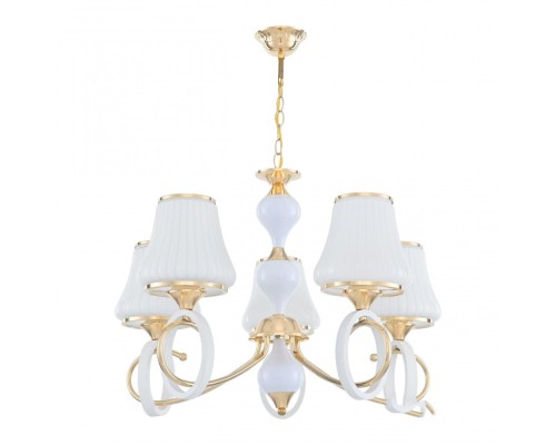 Подвесная люстра Florentia-2387 302387/5 Wh/Gd Arte Milano