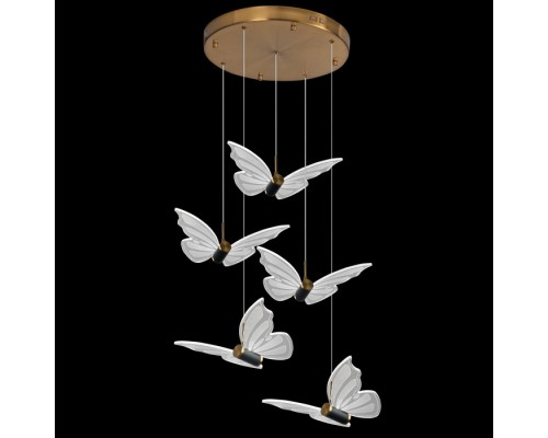 Подвесной светильник  LED LAMPS 81365 GOLD Natali Kovaltseva