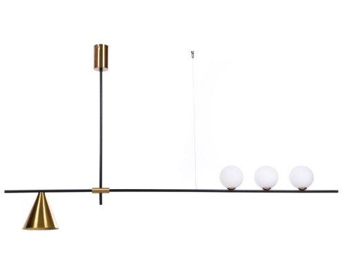 Подвесной светильник  LDP 6043-4 BK+MD Lumina Deco