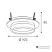 Точечный светильник Luce WDL-GX53/06W-R Wolta