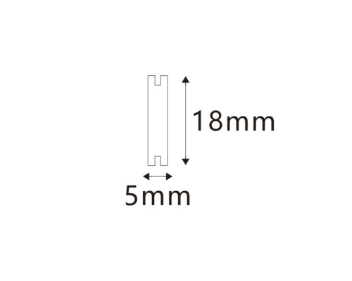 Шинопровод Trace 48V CLT 0.117 01 L1000 BL Crystal Lux