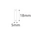 Шинопровод Trace 48V CLT 0.117 01 L1000 BL Crystal Lux