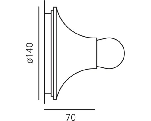 Настенно-потолочный светильник Teti A048170 Artemide