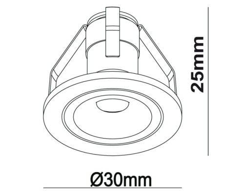 Точечный светильник Punto Lumi 565173 Deko-Light