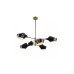 Потолочная люстра Romina LDP 6037-6 BK+GD Lumina Deco
