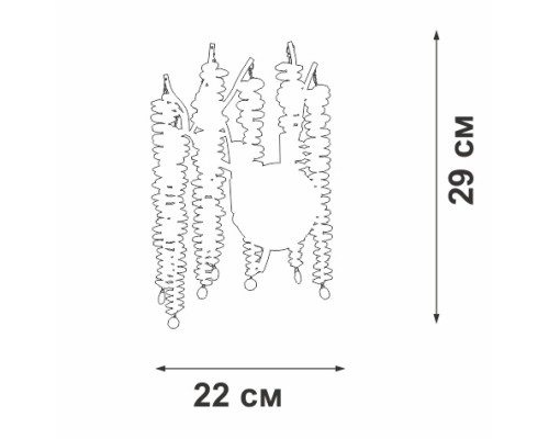 Бра  V2855-8/2A Vitaluce