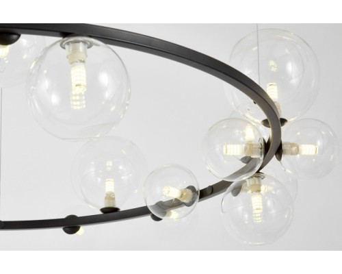 Подвесной светильник Merido LDP 7033-24 BK+CL Lumina Deco