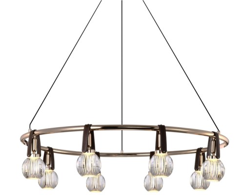 Подвесная люстра P0853 P0853-8C s-gold DeLight Collection