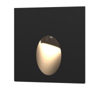 Встраиваемый светильник уличный Step 2 MRL LED 1102 чёрный Elektrostandard