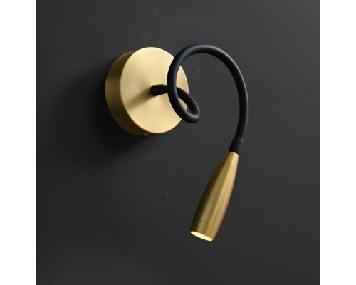 Бра Wall lamp MT9016-1W brass DeLight Collection