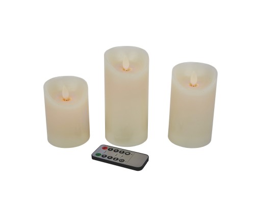Световая фигура  ULD-F065 WW RC CANDLE SET3 Uniel