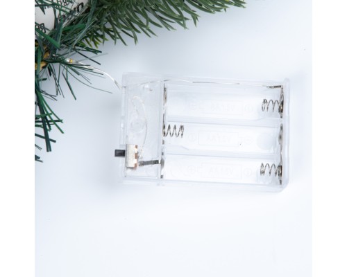 Световая фигура  ULD-T4040-020/SNA/3AA WARM WHITE IP20 WREATH Uniel
