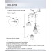 Подвесной светильник Dzhenis WD4004/3P-BK-GN Wedo Light