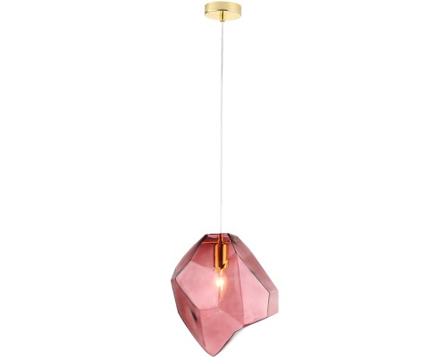 Подвесной светильник Nuestro NUESTRO SP1 GOLD/PINK Crystal Lux