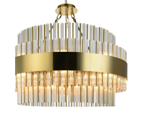 Подвесная люстра Floridiya LH3054/18P-GDCG Lumien Hall