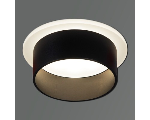 Точечный светильник  16075-9.5-001QR SMD7W BK Reluce