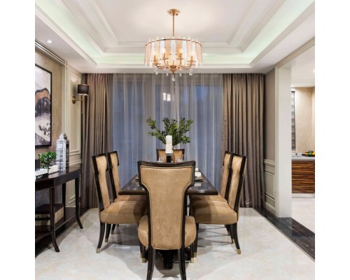 Подвесная люстра Sorrento-4309 374309/8/350/570 GD Arte Milano