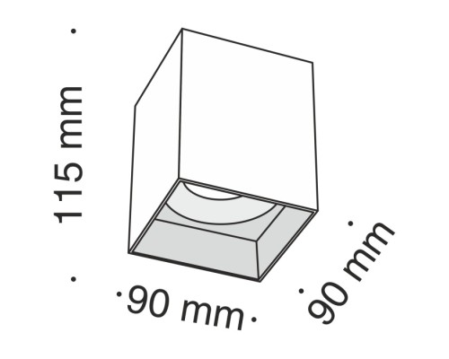 Точечный светильник Slim C015CL-01B Maytoni