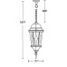 Уличный светильник подвесной ASTORIA 2M 91405M cover Gb ромб Oasis Light