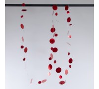 Гирлянда Пайетки PTG-Red-3.0m Laitcom