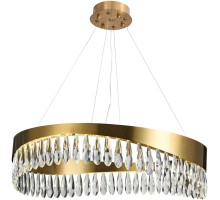 Подвесная люстра  LED LAMPS 81356 GOLD SATIN Natali Kovaltseva