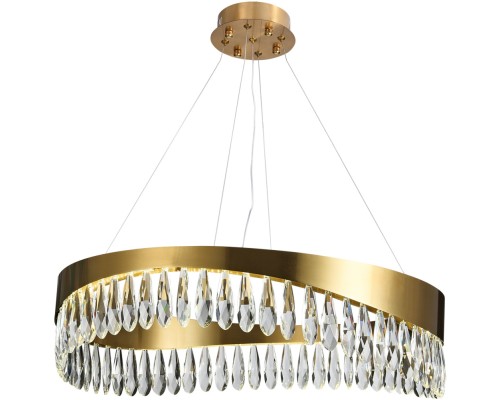 Подвесная люстра  LED LAMPS 81356 GOLD SATIN Natali Kovaltseva
