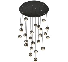 Потолочная люстра Danay LH8027/24P-BK-PBK Lumien Hall