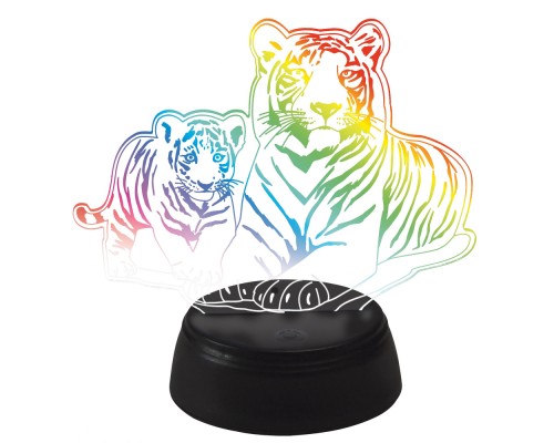 Светильник декоративный  ULI-M508 RGB/3AA TIGER FAMILY/BLACK Uniel
