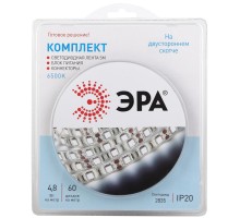 Светодиодная лента  2835kit-4,8-60-12-IP20-6500-5m ЭРА