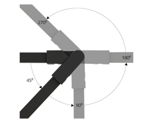 Коннектор поворотный Rapid-Accessories A613806R Arte Lamp