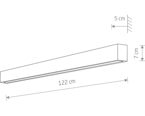 Настенный светильник Straight Wall LED L 7566 Nowodvorski