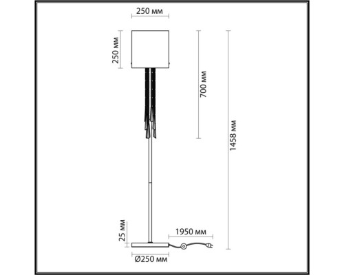 Торшер Nicole 4886/1F Odeon Light