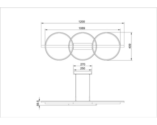 Подвесной светильник Fluido A3913SP-24BK Arte Lamp