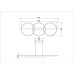 Подвесной светильник Fluido A3913SP-24BK Arte Lamp
