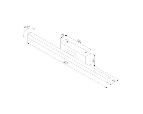 Подсветка для картин Rino 40157/LED Elektrostandard