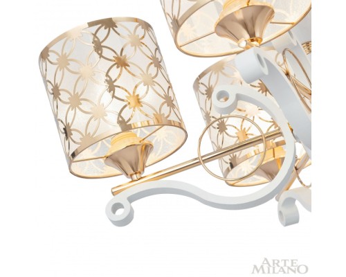 Подвесная люстра Florentia-3097 303097/8 Wh/Gd Arte Milano