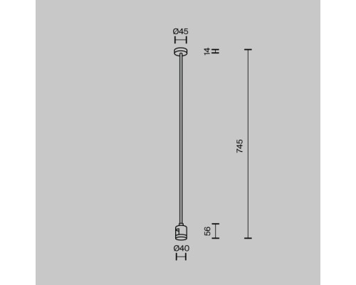 Крепление потолочное Accessories for tracks Flarity TRA159C-IPC1-B Maytoni