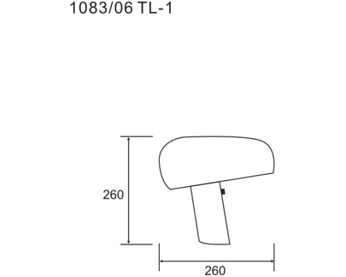 Интерьерная настольная лампа Denton 1083/06 TL-1 Divinare
