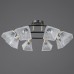 Потолочная люстра  IL0850-8CSQ-25BKAB ELITE ILLUMICO