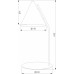 Интерьерная настольная лампа Cono 16009 Cono TK Lighting