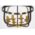 Подвесная люстра Berling LDP 8024-8 BK+MD Lumina Deco
