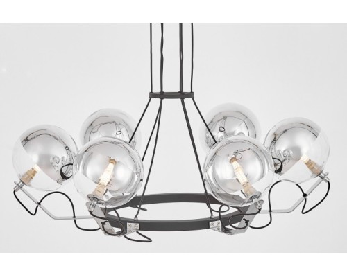 Подвесная люстра Marseo LDP 9110-6 BK+CHR Lumina Deco