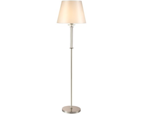 Торшер Nicolas NICOLAS PT1 NICKEL/WHITE Crystal Lux