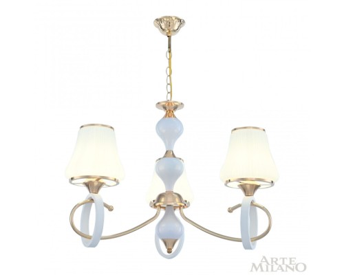 Подвесная люстра Florentia-2387 302387/3 Wh/Gd Arte Milano