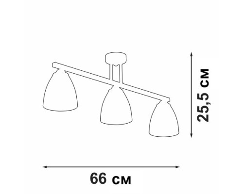 Потолочная люстра  V49790-0/3PL Vitaluce