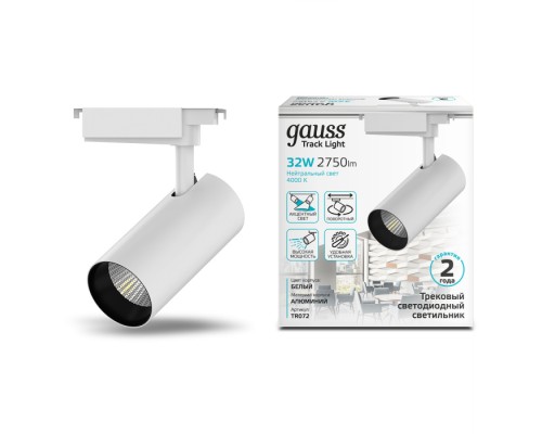 Трековый светильник Track Lights LED TR072 Gauss