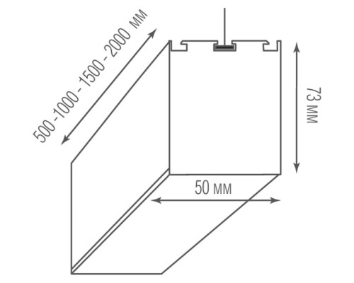 Подвесной светильник Led line uni DL18516S100WW30L3 Donolux