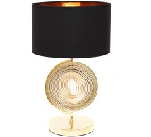 Интерьерная настольная лампа Monteroni LDT 5532 F.GD+BK Lumina Deco