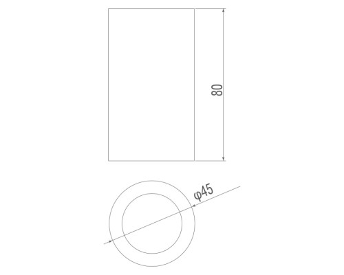 Корпус Alpha BODY ALPHA 4580 Aluminum Donolux